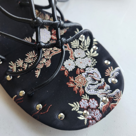 Acne Studios Brisa Sandal in Multi Black size 39 40 BNWOB - Picture 6 of 9